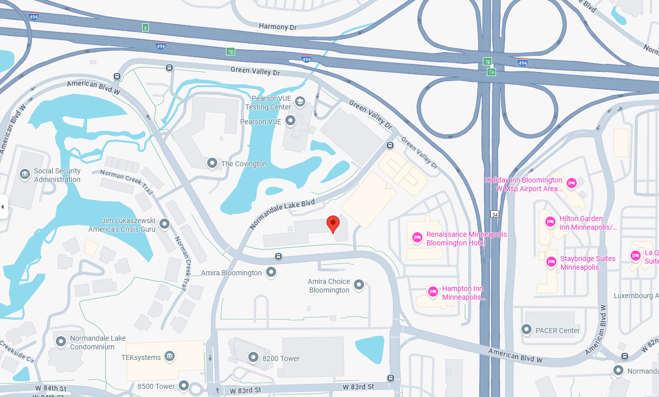 Minneapolis Location on Map