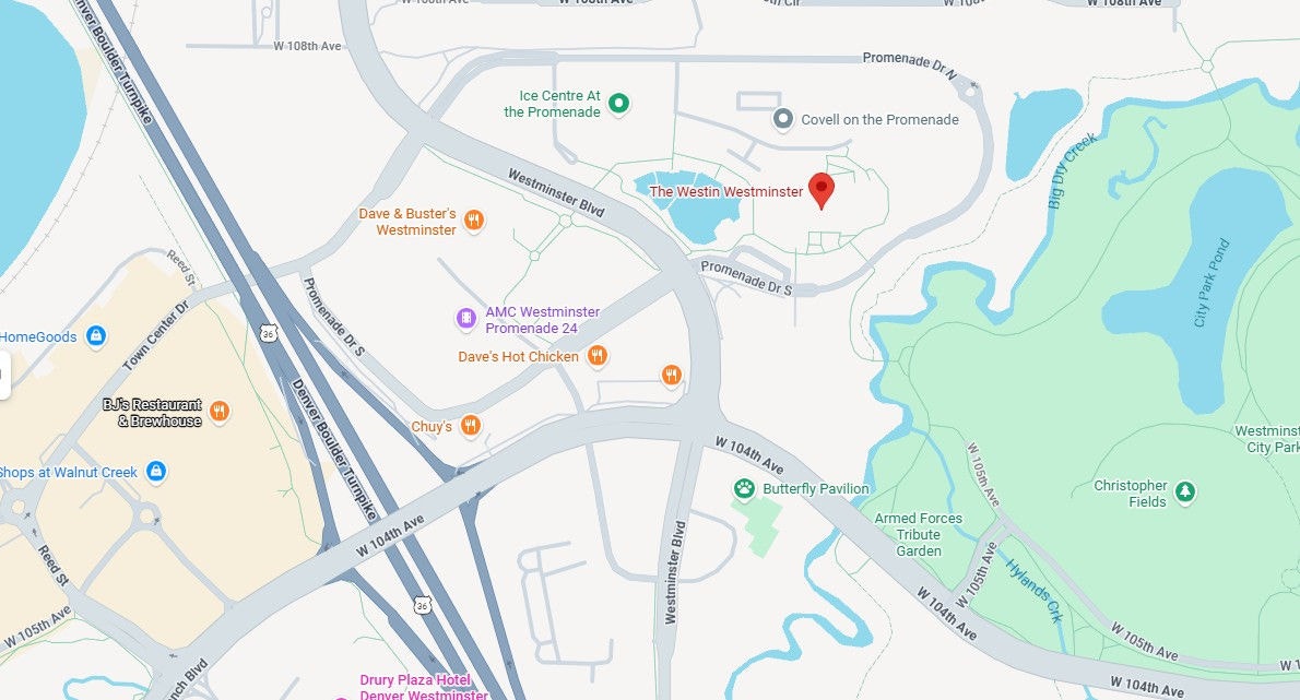 Denver Location on Map