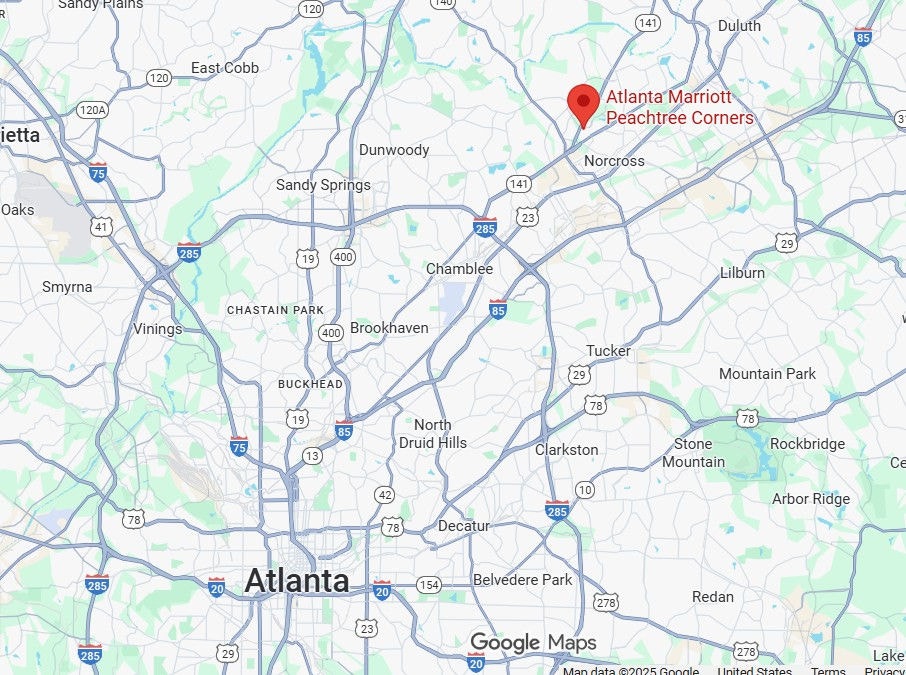 Atlanta Location on Map