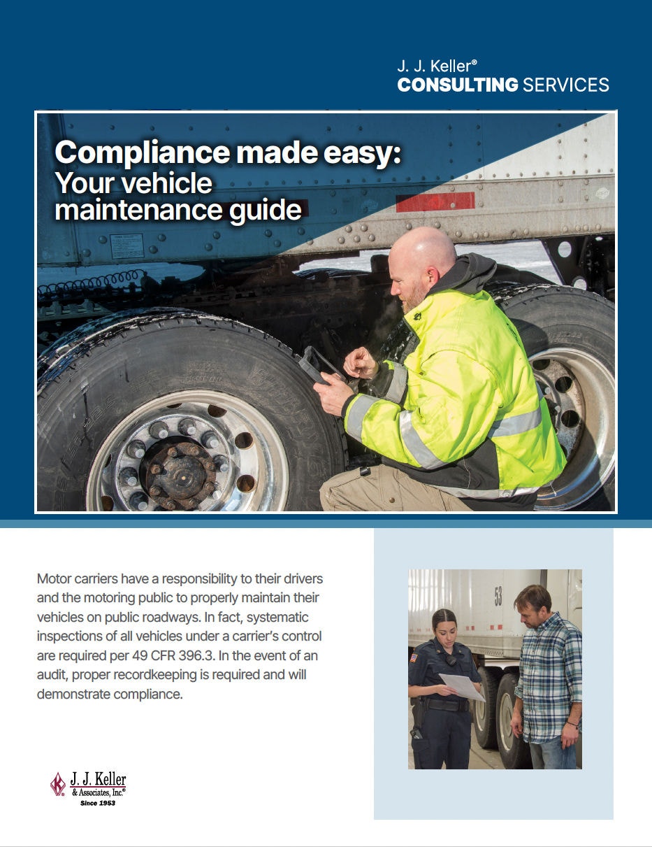 Vehicle Maintenance Compliance Brief Thumbnail