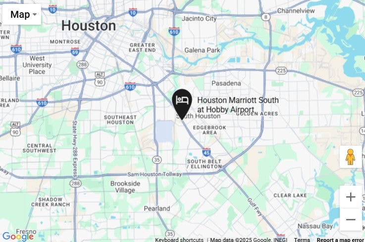 Houston Location on Map