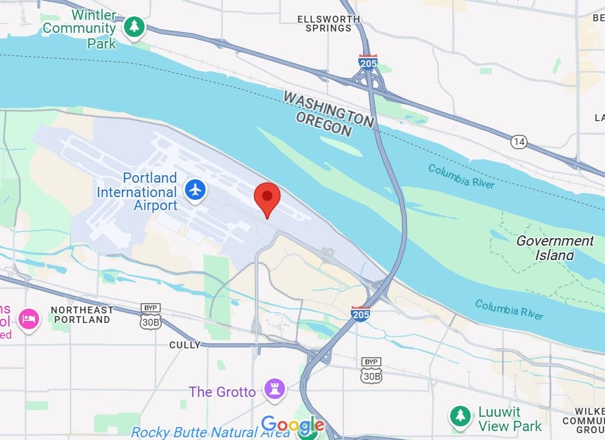 Sheraton Portland Location on Map