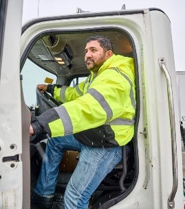 Driver in Truck