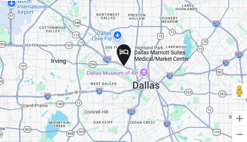 Dallas Location on Map